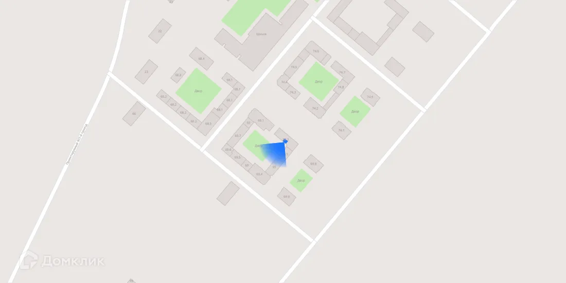 Планировка 2-комнатной квартиры 49.4 м² в ЖК Саларьево парк, г. Москва — фото 3