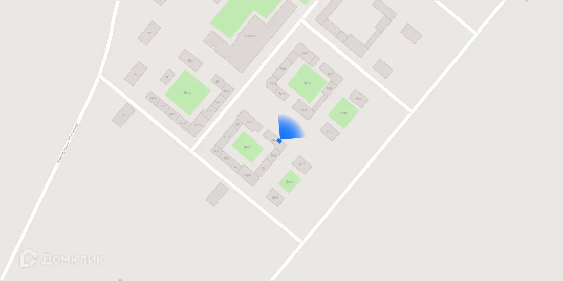 Планировка 2-комнатной квартиры 50.8 м² в ЖК Саларьево парк, г. Москва — фото 3