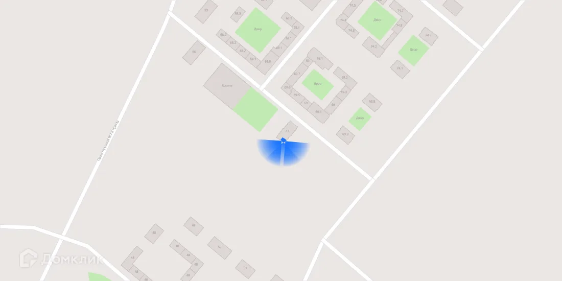 Планировка 2-комнатной квартиры 64.4 м² в ЖК Саларьево парк, г. Москва — фото 3