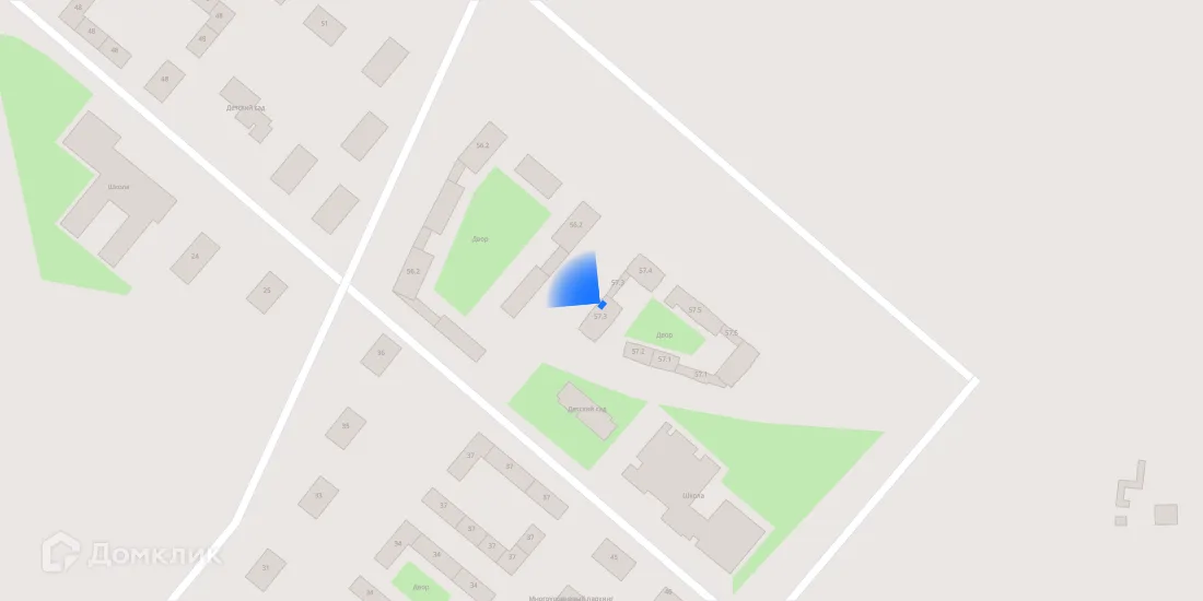 Планировка 2-комнатной квартиры 49.2 м² в ЖК Саларьево парк, г. Москва — фото 3