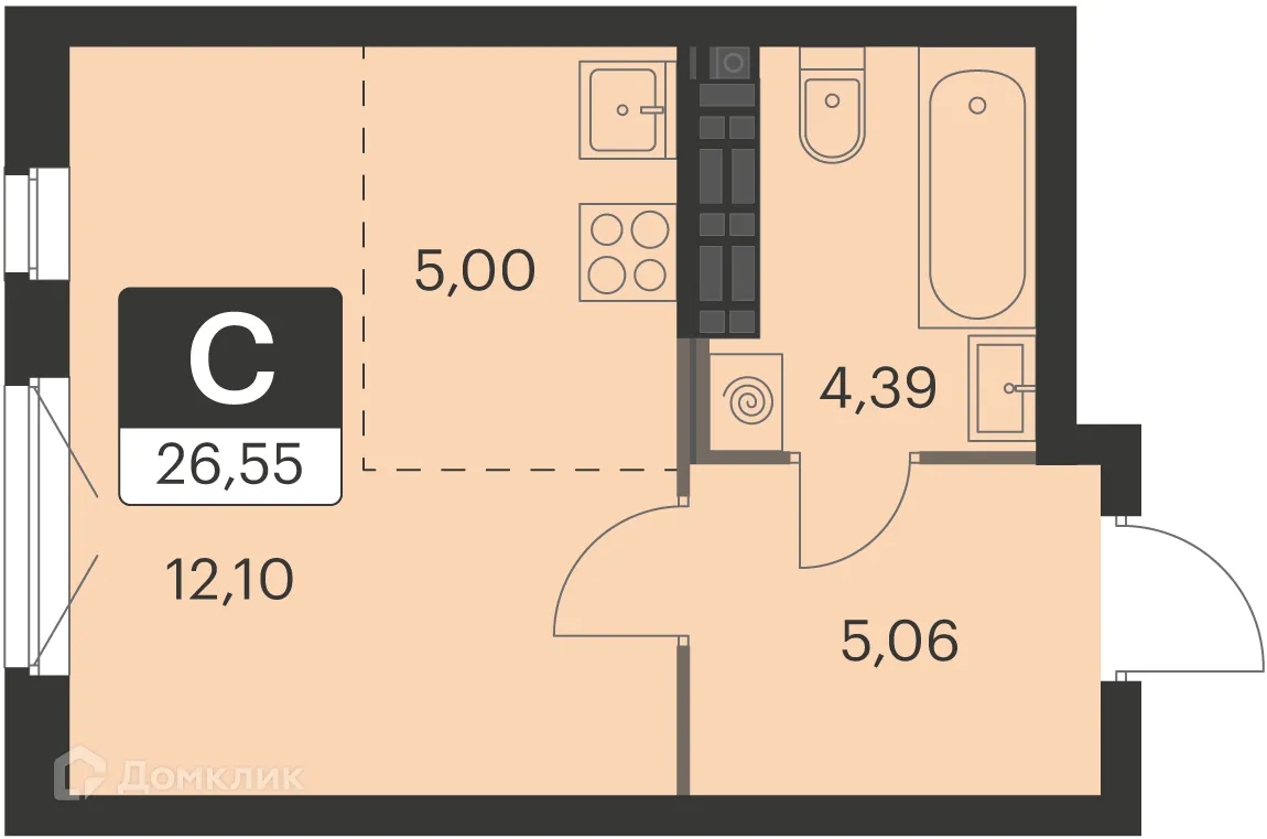 Фото квартиры в ЖК Спутник-1