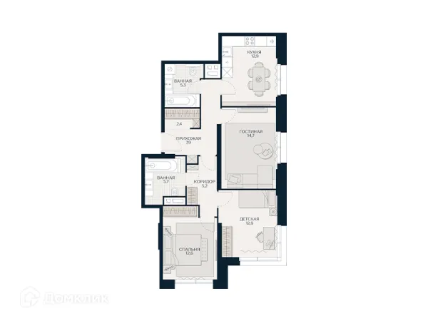 Квартира в Клубный проект Кутузов Сити