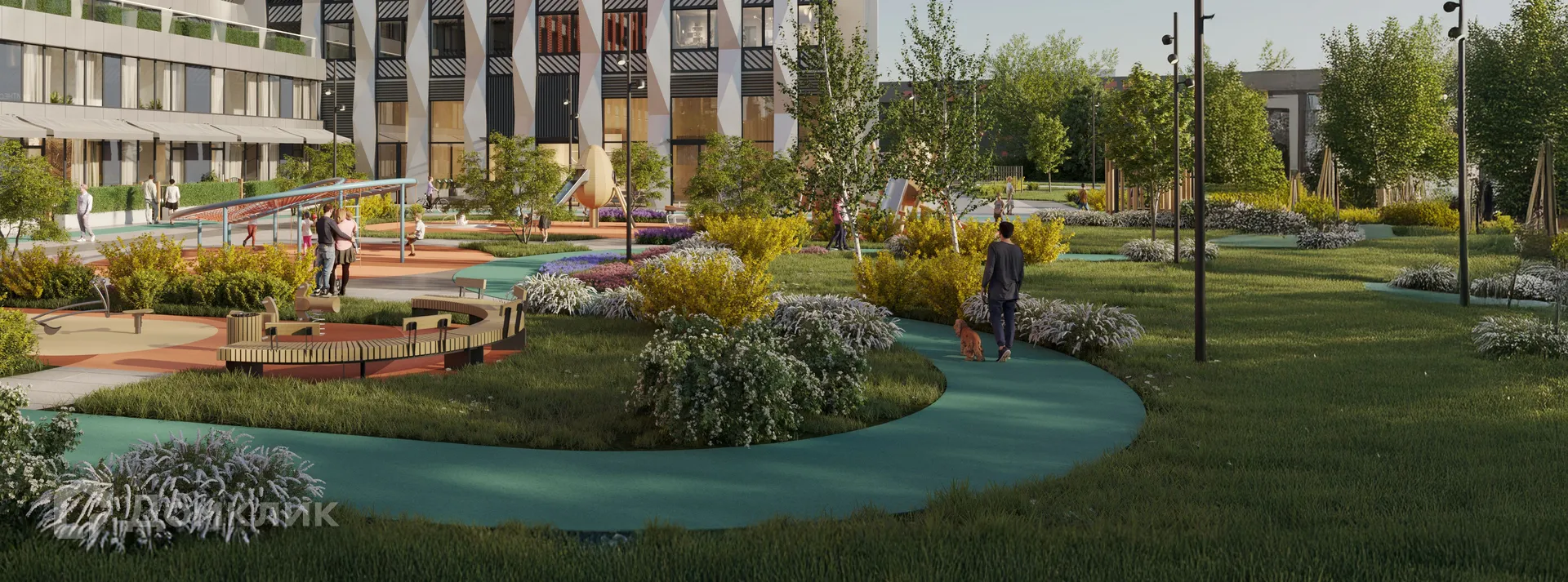 Планировка студии квартиры 23.5 м² в ЖК Voice Towers (Войс Тауэрс), г. Москва — фото 16