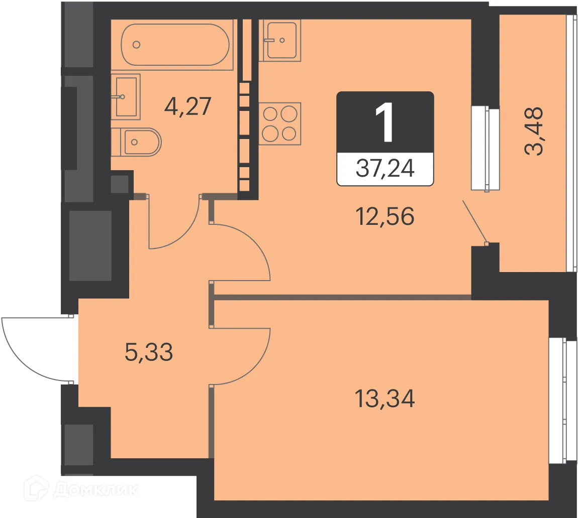 Фото квартиры в ЖК Спутник-1