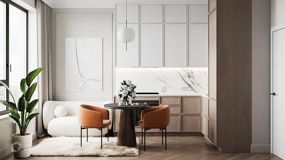 Планировка 1-комнатной квартиры 48.7 м² в ЖК ARTEL (Артель), г. Москва — фото 2