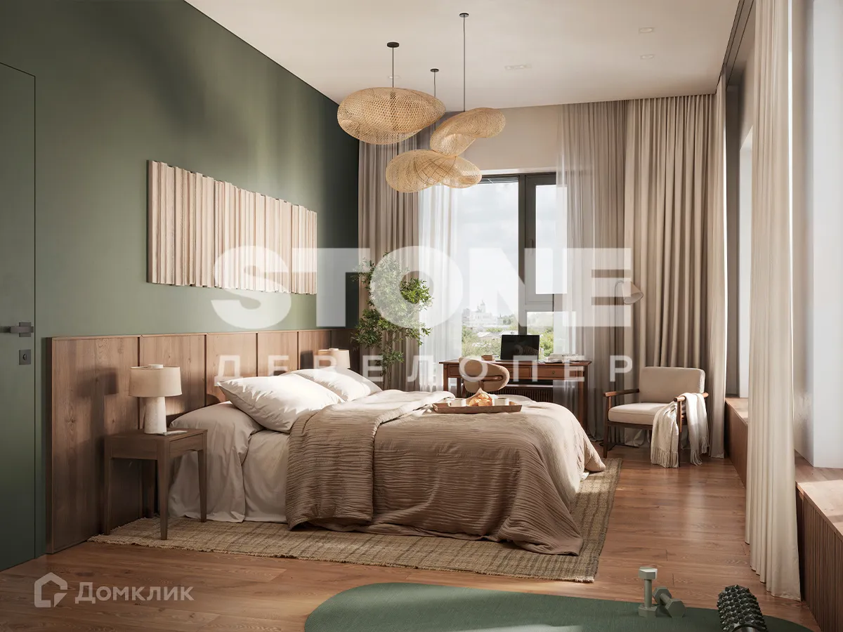 Планировка 3-комнатной квартиры 96.7 м² в Райз, г. Москва — фото 6