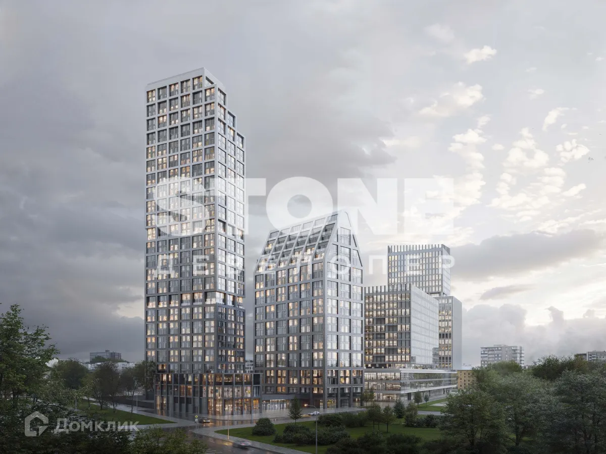 Планировка 1-комнатной квартиры 47.4 м² в Грэйн, г. Москва — фото 5