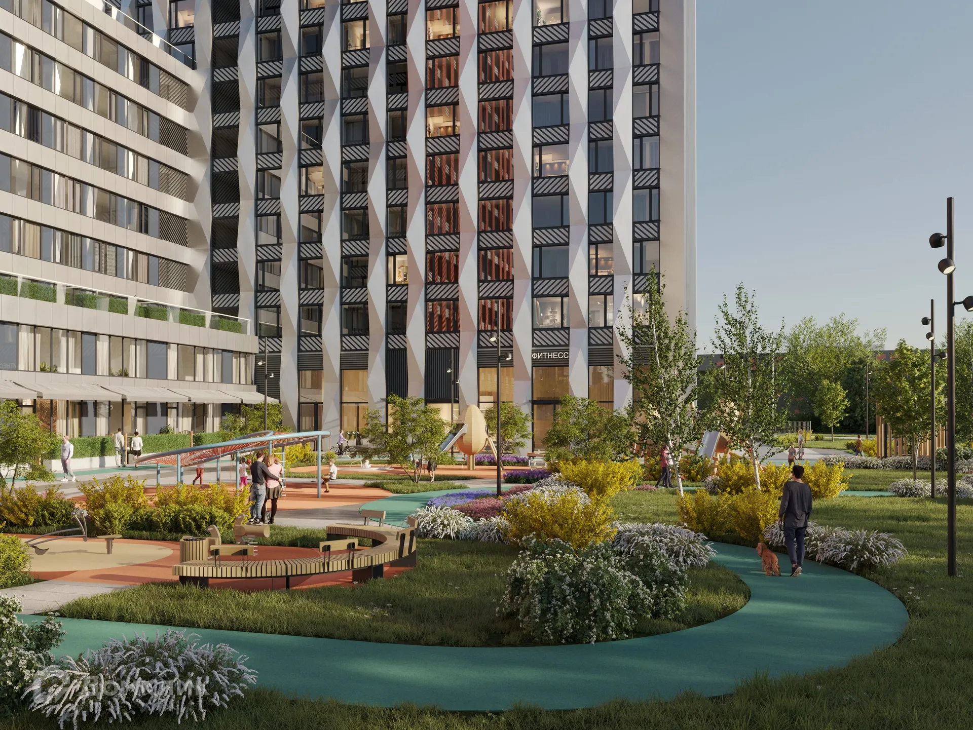 Планировка студии квартиры 26.5 м² в ЖК Voice Towers (Войс Тауэрс), г. Москва — фото 17