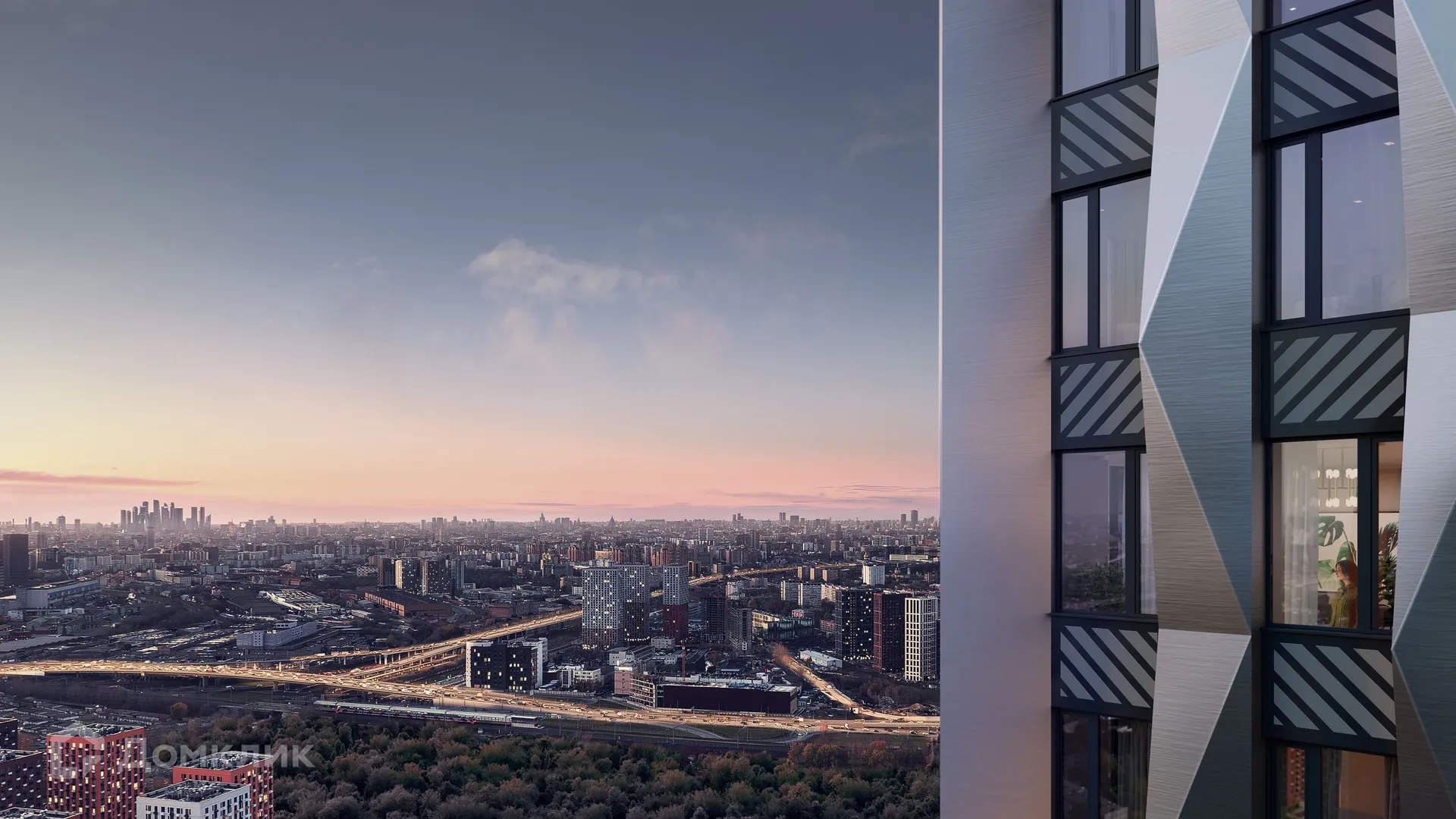 Планировка 1-комнатной квартиры 36.7 м² в ЖК Voice Towers (Войс Тауэрс), г. Москва — фото 7