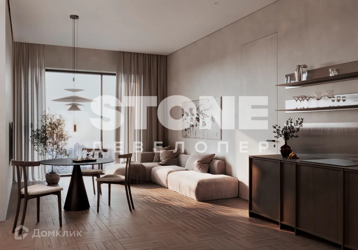 Планировка 2-комнатной квартиры 77 м² в Грэйн, г. Москва — фото 16