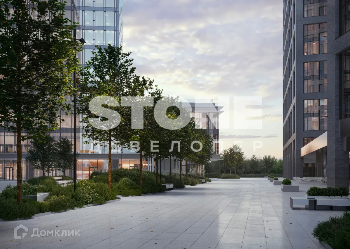 Планировка 2-комнатной квартиры 77 м² в Грэйн, г. Москва — фото 24