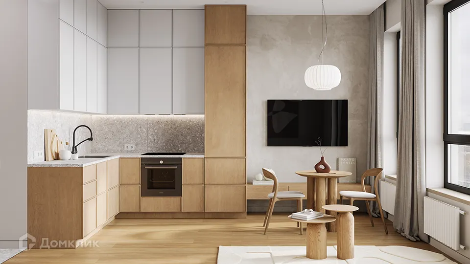 Планировка студии квартиры 24.9 м² в ЖК ARTEL (Артель), г. Москва — фото 2