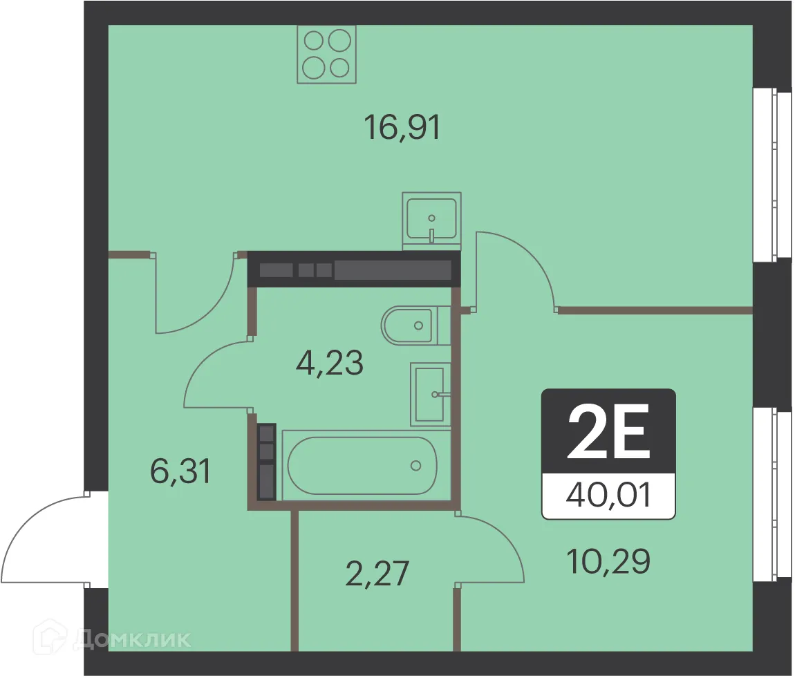 Фото квартиры в ЖК Спутник-1