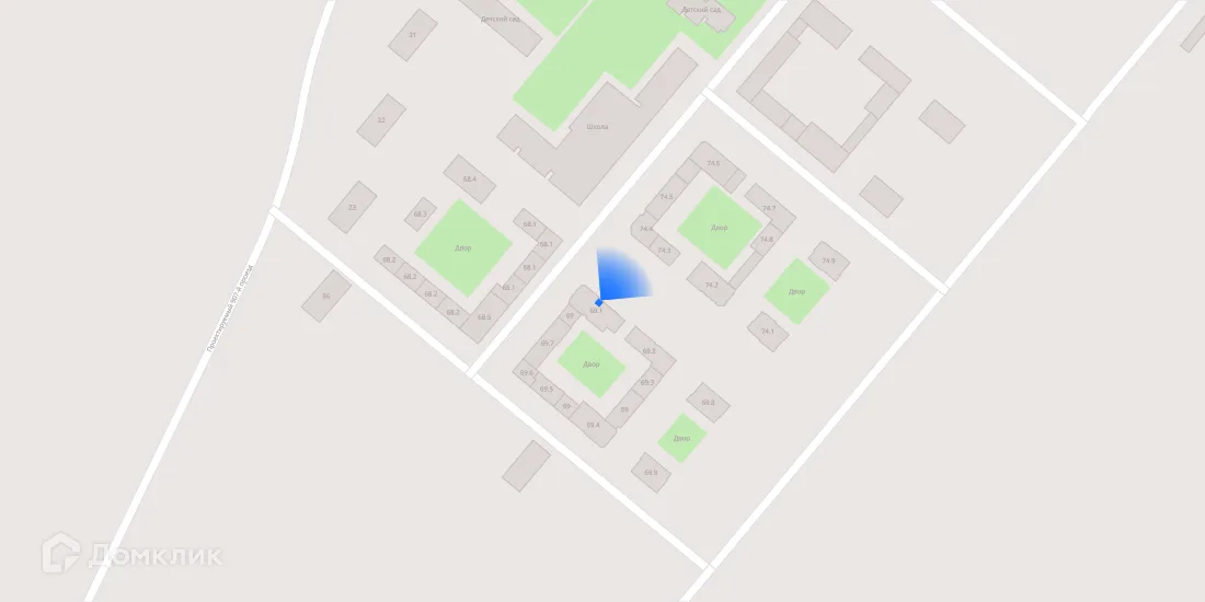 Планировка 1-комнатной квартиры 38 м² в ЖК Саларьево парк, г. Москва — фото 3