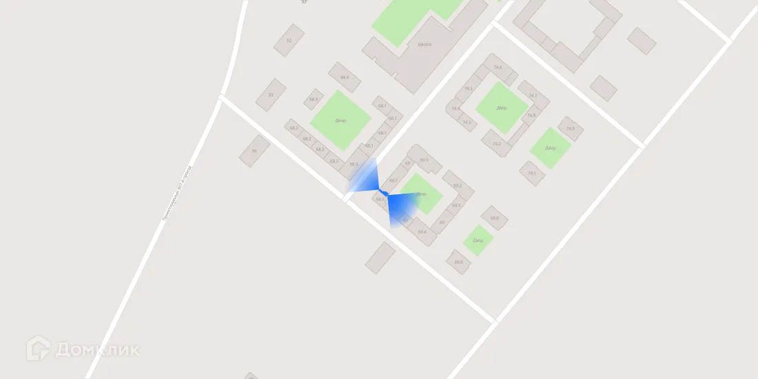 Планировка 2-комнатной квартиры 64.3 м² в ЖК Саларьево парк, г. Москва — фото 3