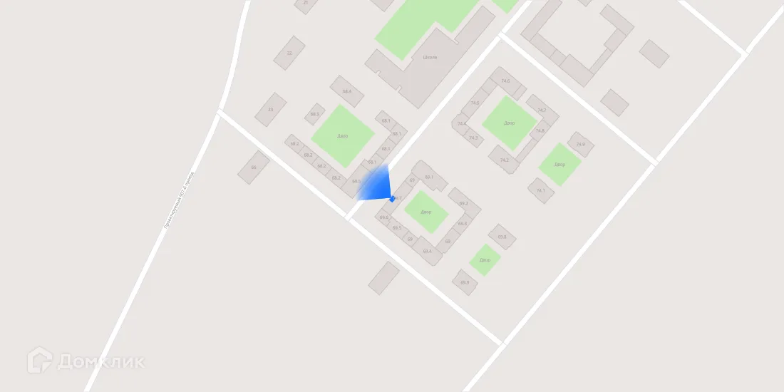 Планировка 2-комнатной квартиры 51.8 м² в ЖК Саларьево парк, г. Москва — фото 3