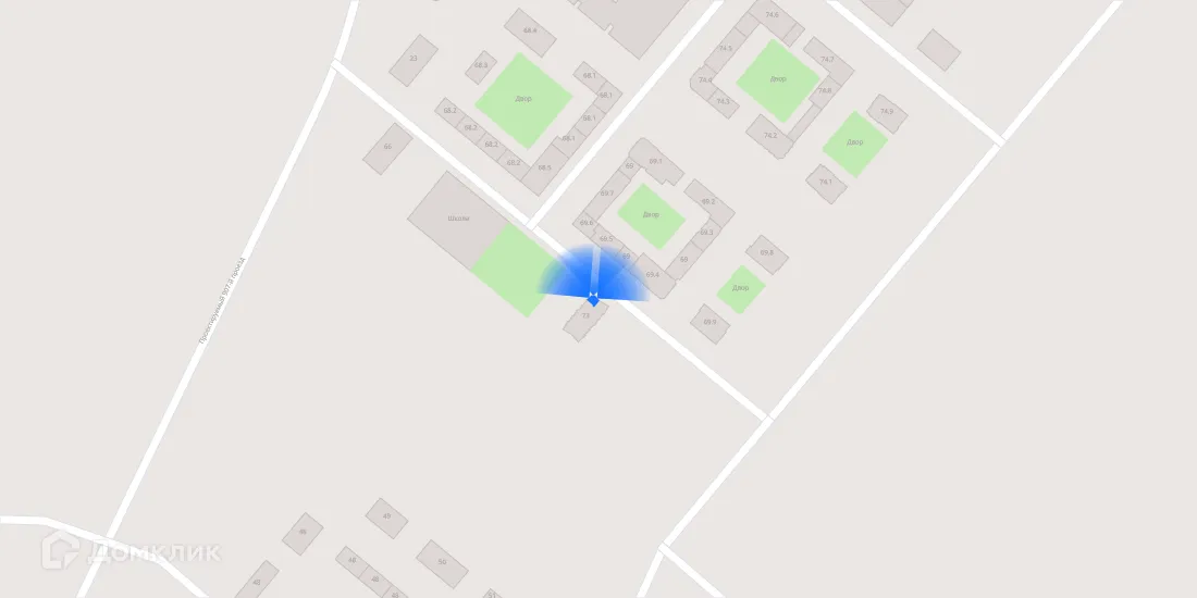 Планировка 3-комнатной квартиры 72 м² в ЖК Саларьево парк, г. Москва — фото 3