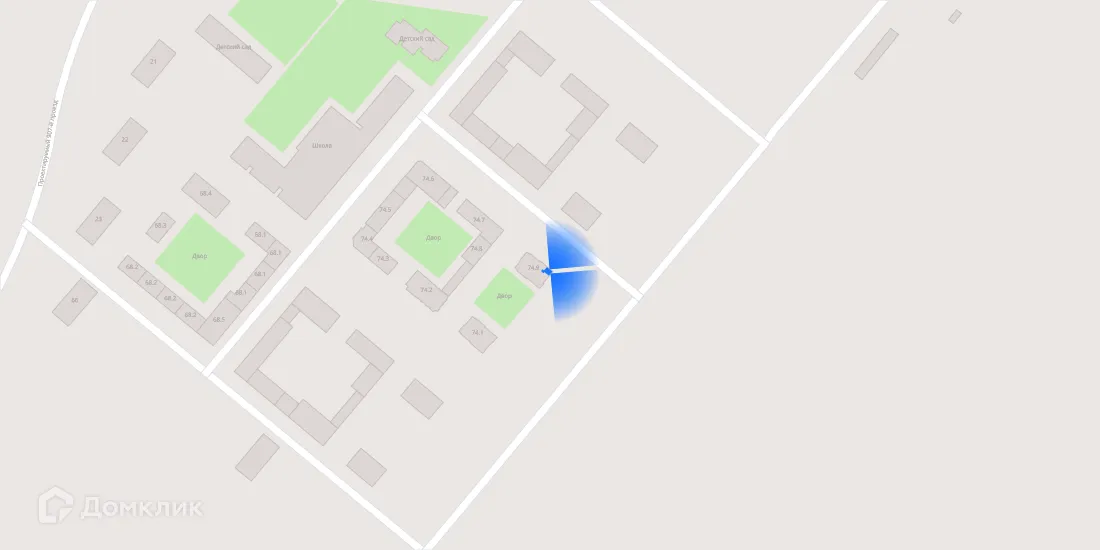 Планировка 2-комнатной квартиры 51.3 м² в ЖК Саларьево парк, г. Москва — фото 3