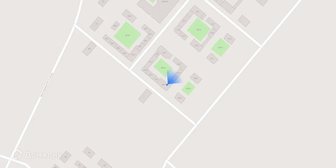 Планировка студии квартиры 28.7 м² в ЖК Саларьево парк, г. Москва — фото 3