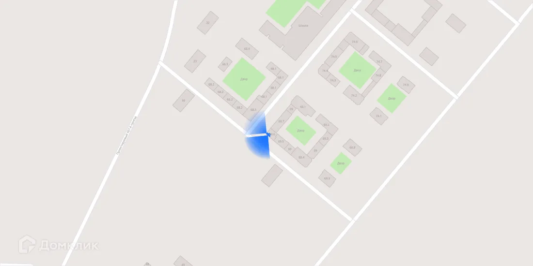 Планировка 2-комнатной квартиры 48.9 м² в ЖК Саларьево парк, г. Москва — фото 3