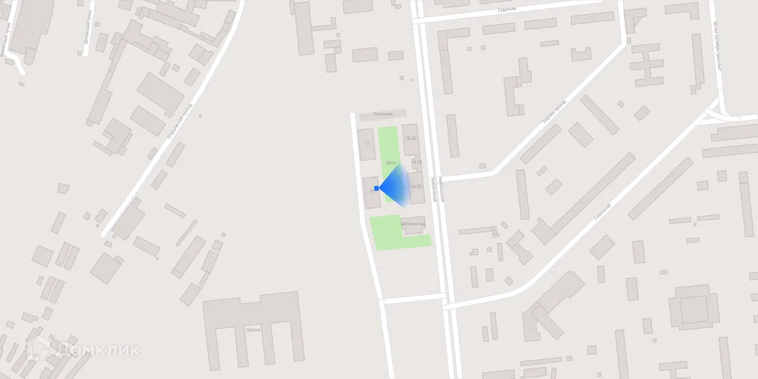 Планировка 1-комнатной квартиры 41.2 м² в ЖК Люблинский парк, г. Москва — фото 4