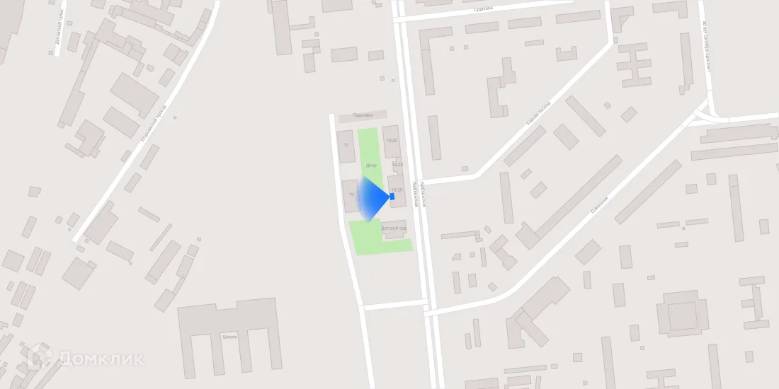 Планировка 2-комнатной квартиры 56.3 м² в ЖК Люблинский парк, г. Москва — фото 4