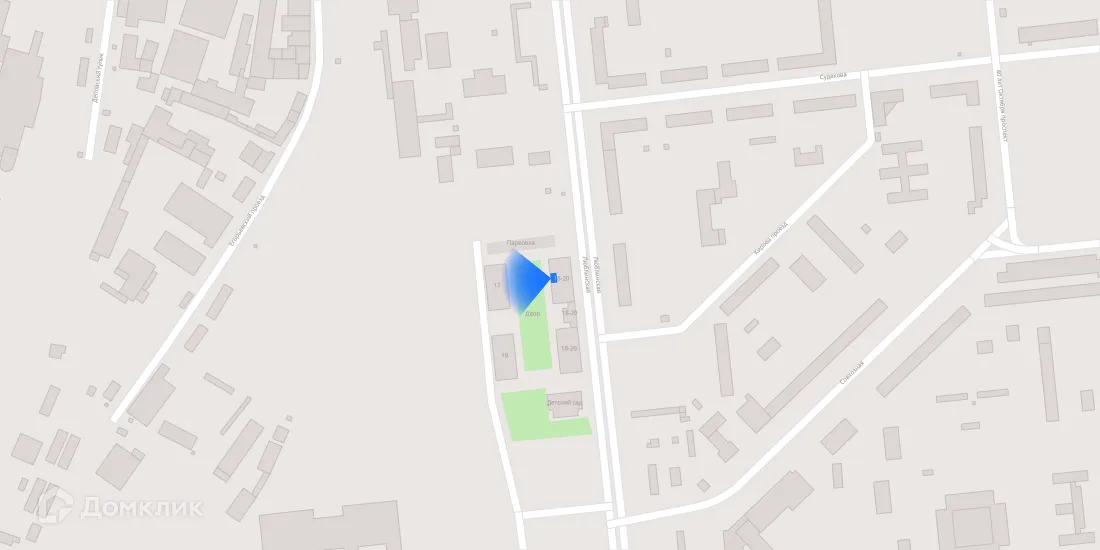 Планировка 2-комнатной квартиры 55.6 м² в ЖК Люблинский парк, г. Москва — фото 3