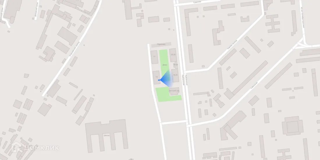 Планировка студии квартиры 19.8 м² в ЖК Люблинский парк, г. Москва — фото 4