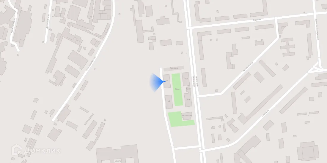 Планировка студии квартиры 19.8 м² в ЖК Люблинский парк, г. Москва — фото 2