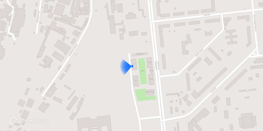 Планировка 2-комнатной квартиры 56.3 м² в ЖК Люблинский парк, г. Москва — фото 3