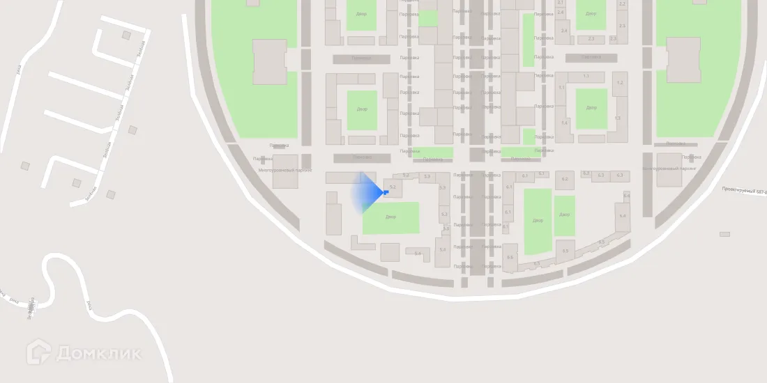 Планировка 1-комнатной квартиры 34.8 м² в ЖК Зелёный парк, г. Москва — фото 3