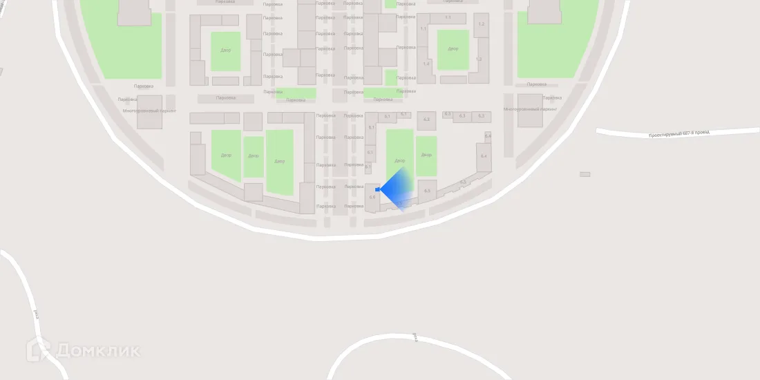 Планировка 1-комнатной квартиры 38.2 м² в ЖК Зелёный парк, г. Москва — фото 4