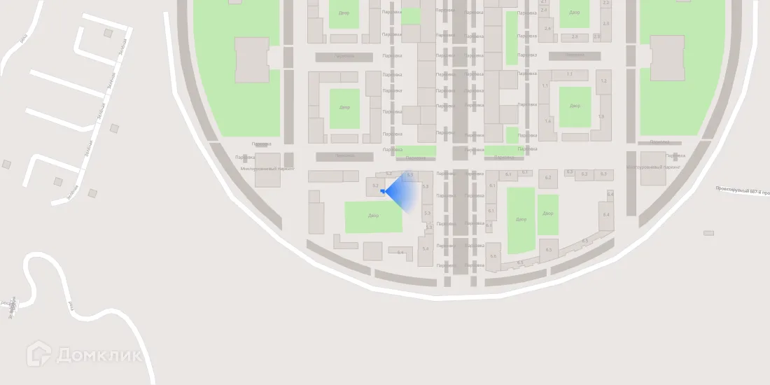 Планировка студии квартиры 29.7 м² в ЖК Зелёный парк, г. Москва — фото 3