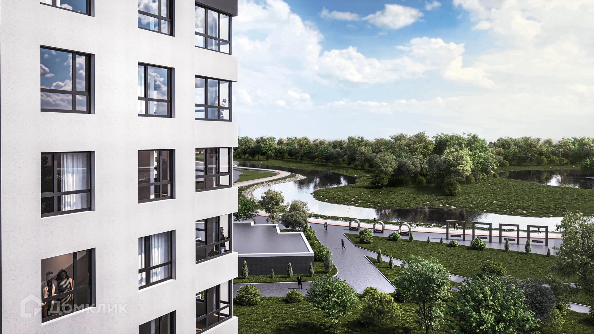 Планировка 2-комнатной квартиры 53.99 м² в Метропарк, г. Рязань — фото 3