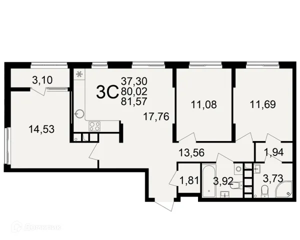 Квартира в Импульс