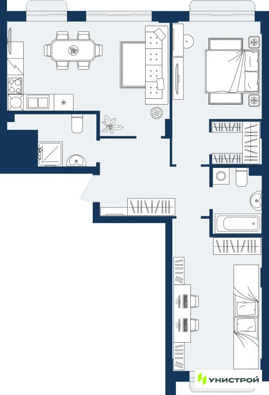 Квартира в ЖК ГРАНД БЕРЕГ