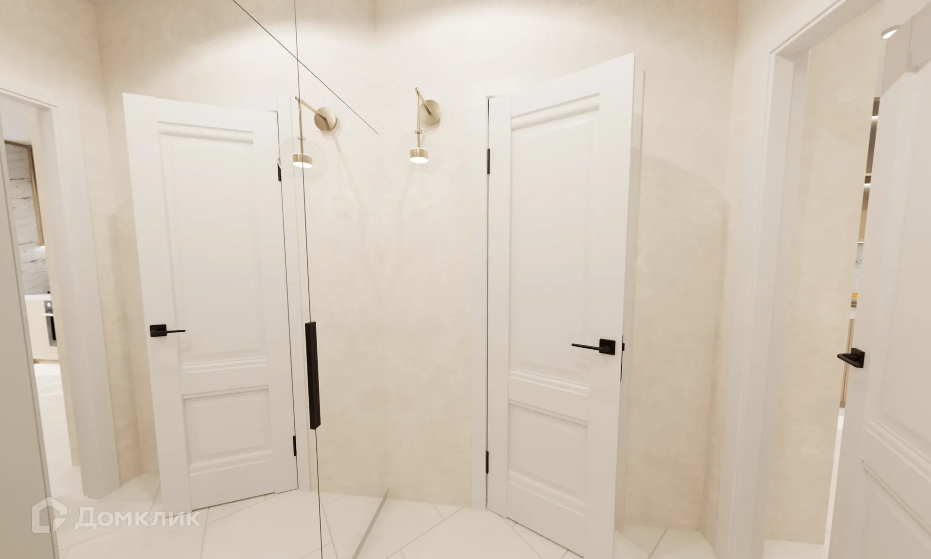 Планировка 1-комнатной квартиры 44.67 м² в «Сердце столицы», г. Майкоп — фото 3