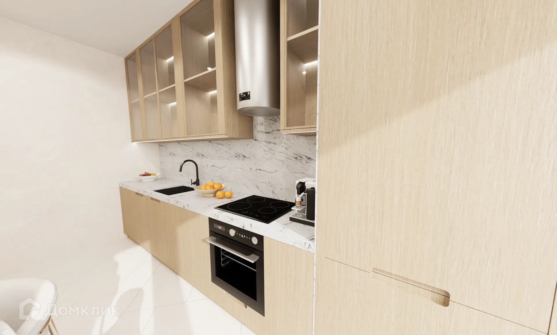 Планировка 1-комнатной квартиры 44.67 м² в «Сердце столицы», г. Майкоп — фото 14