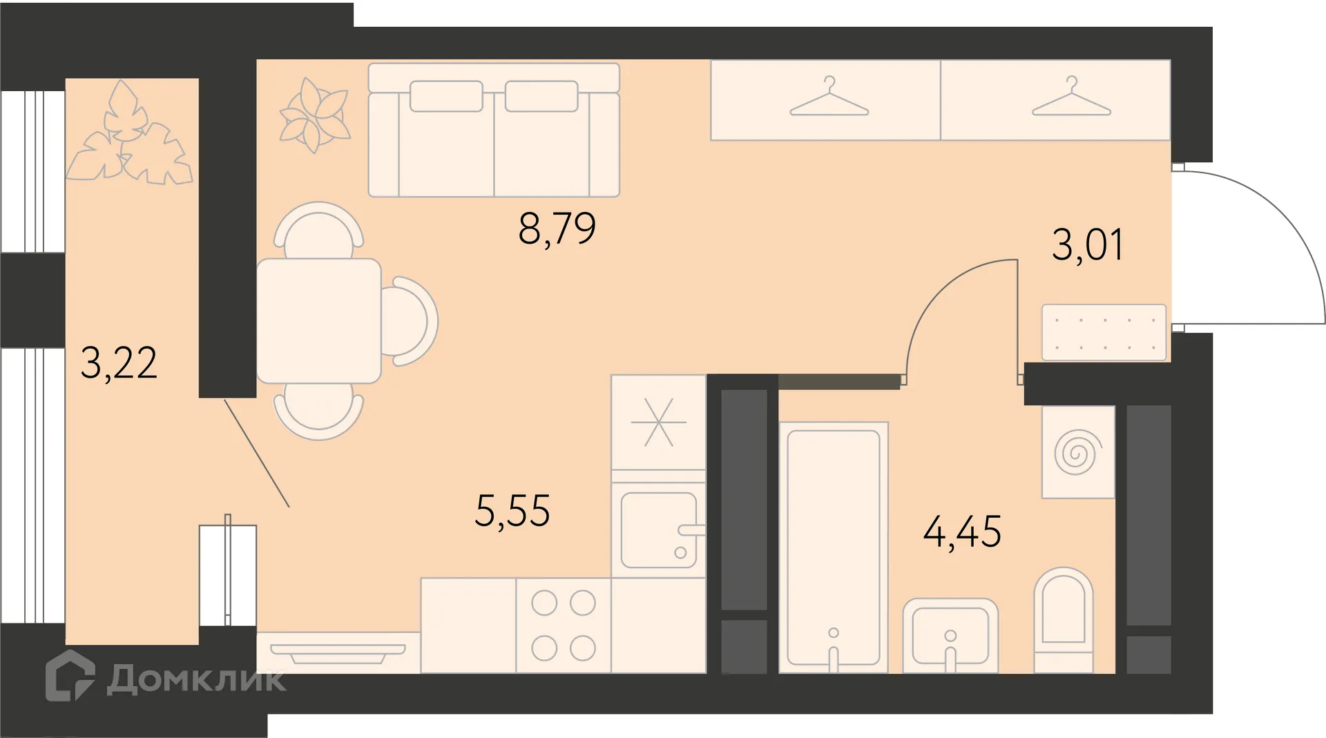 Фото квартиры в ЖК Первый Академ