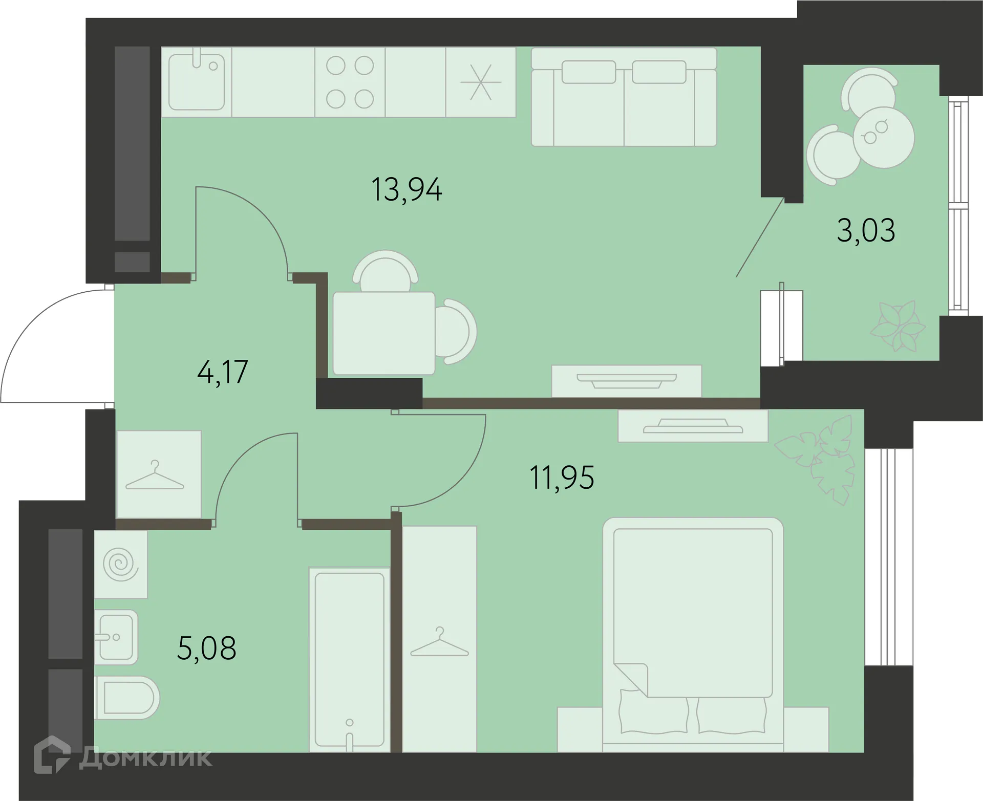 Фото квартиры в ЖК Первый Академ