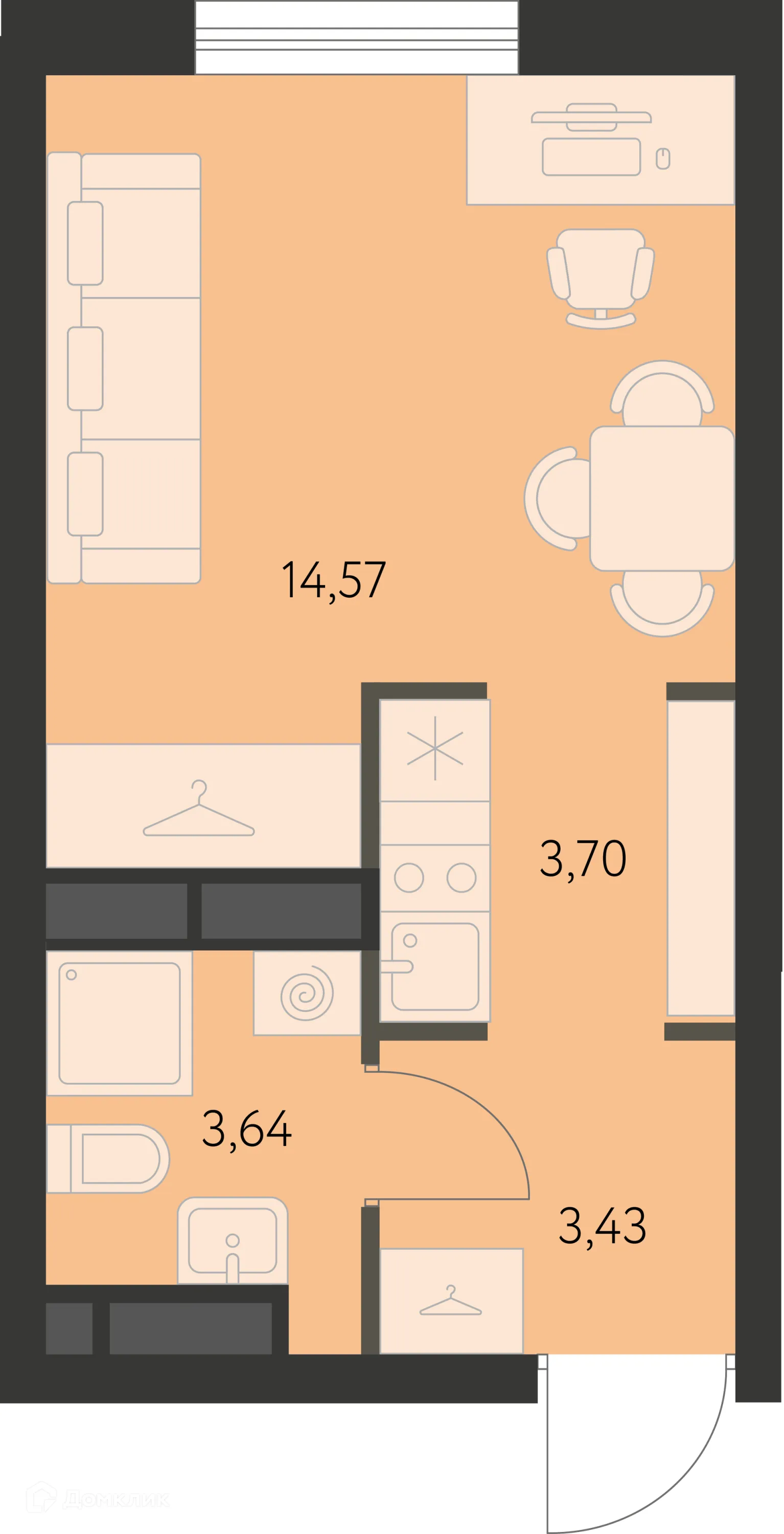 Фото квартиры в ЖК Первый Академ