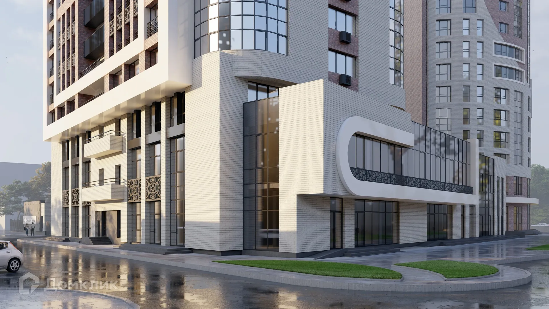 Планировка 2-комнатной квартиры 80.63 м² в ЖК Символ, г. Владикавказ — фото 5