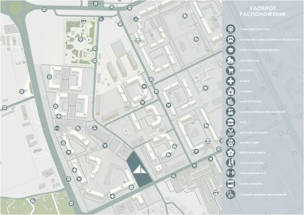 2 комн. в ЖК Парус 4