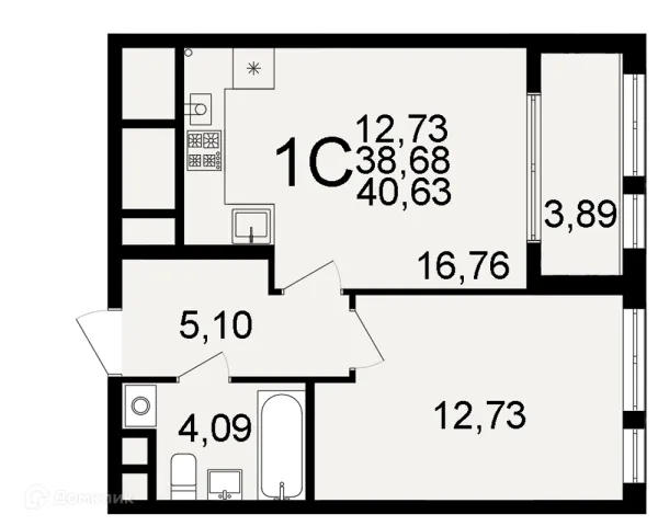 Квартира в ЖК "Открытие"