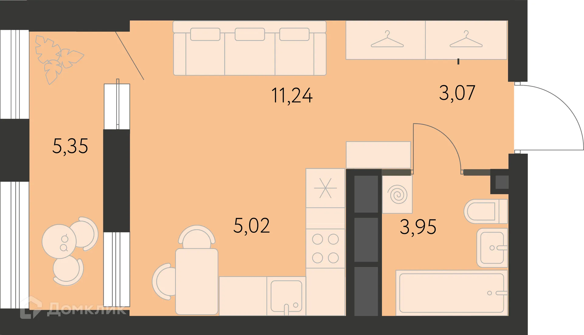 Фото квартиры в ЖК Первый Академ