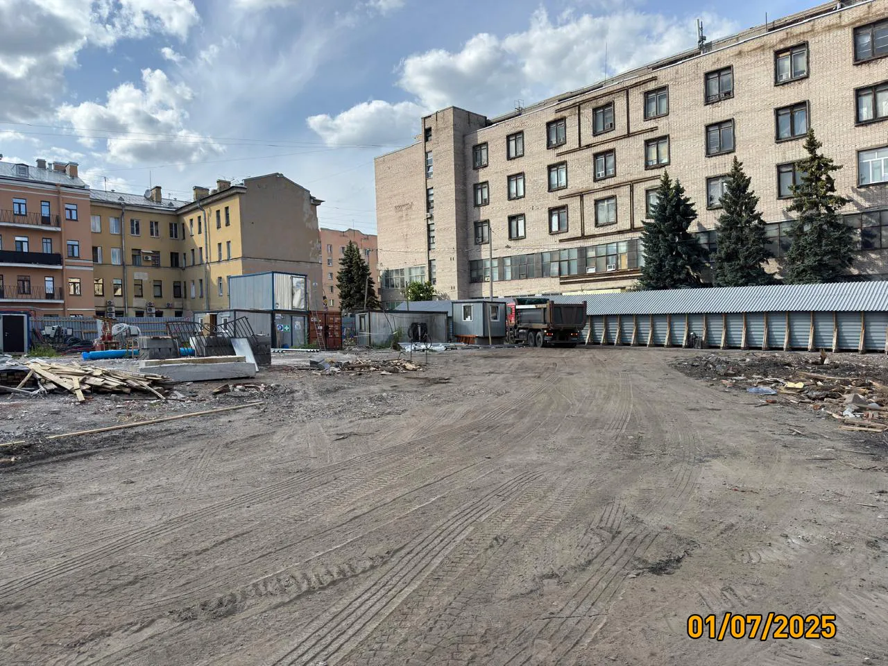 Дом на Курской ход строительства