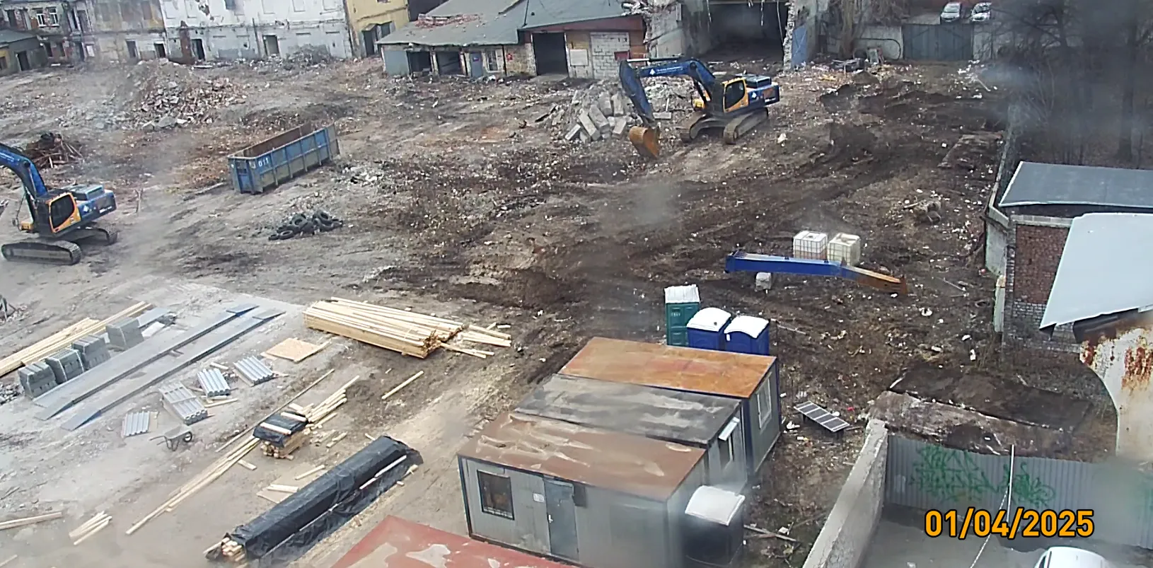 Дом на Курской ход строительства