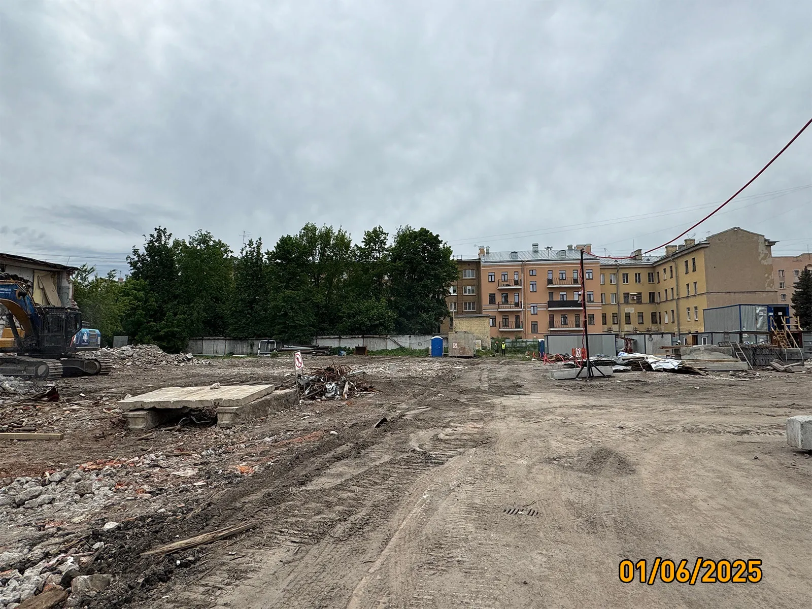 Дом на Курской ход строительства