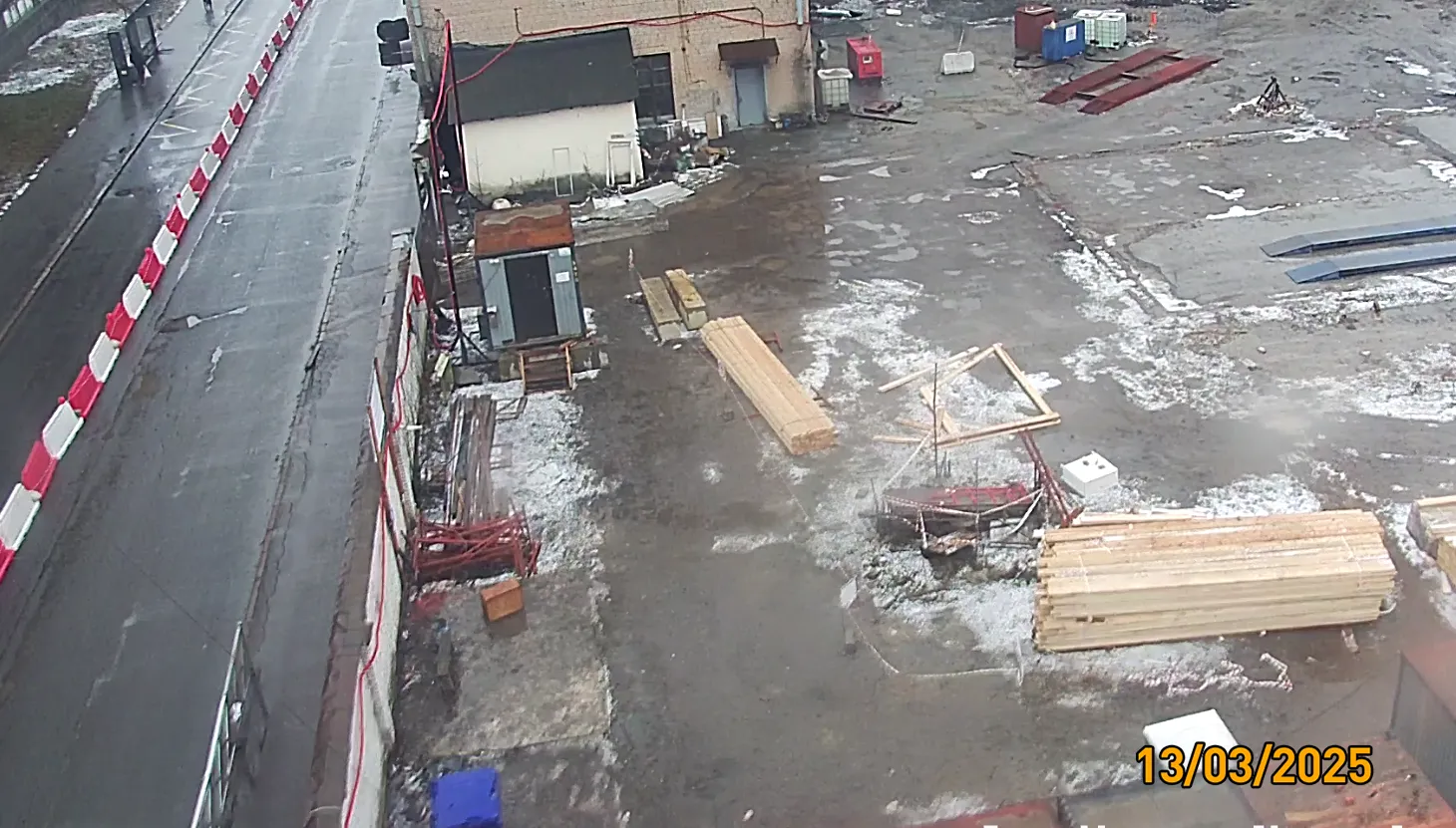 Дом на Курской ход строительства