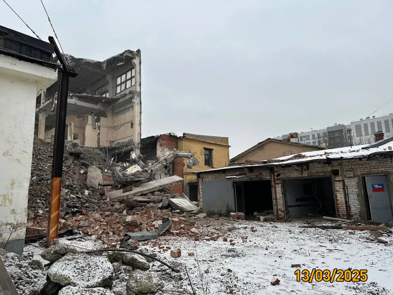 Дом на Курской ход строительства